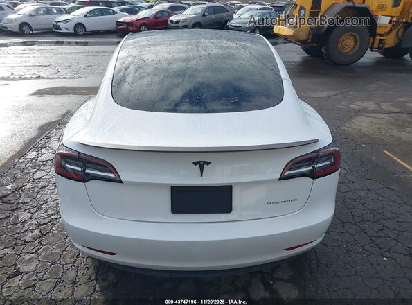 5YJ3E1EB5NF166165 2022 TESLA MODEL 3 White 