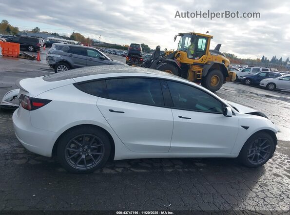 5YJ3E1EB5NF166165 2022 TESLA MODEL 3 White Սալոնի 360 աստիճան տեսք