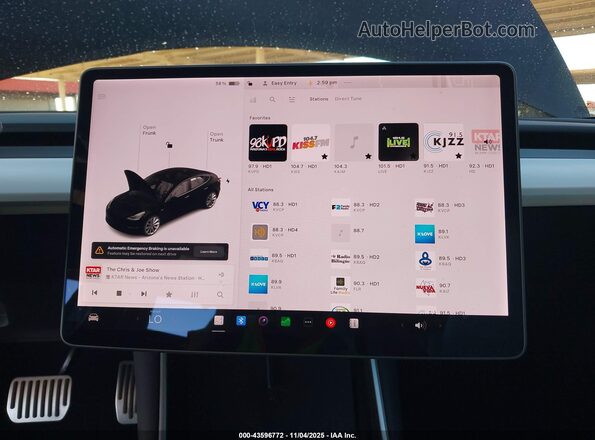 5YJ3E1EB6KF391870 2019 TESLA MODEL 3 Черный Вид задних сидений