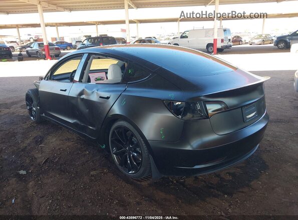 5YJ3E1EB6KF391870 2019 TESLA MODEL 3 Черный Задняя левая четверть