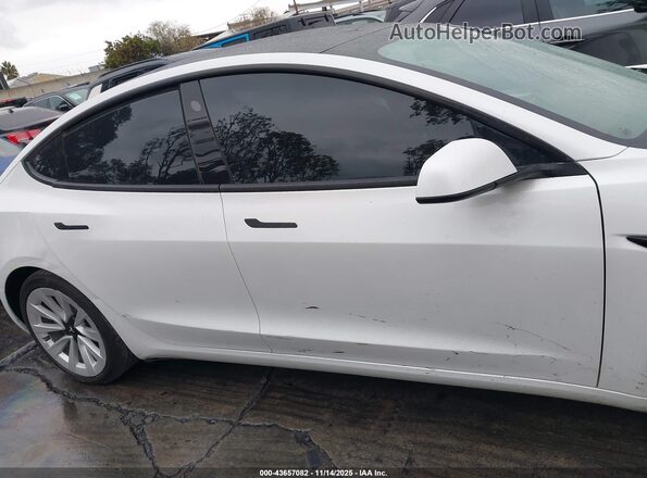 5YJ3E1EB6NF137256 2022 TESLA MODEL 3 Белый 