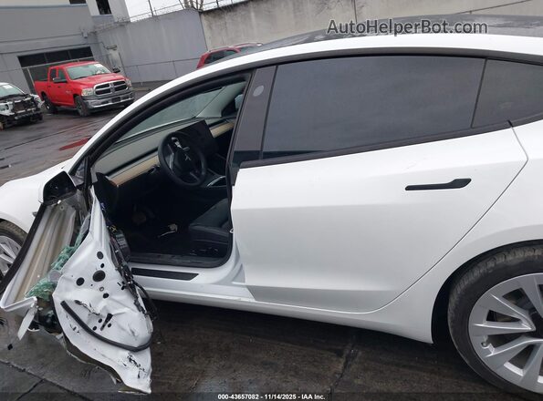 5YJ3E1EB6NF137256 2022 TESLA MODEL 3 Белый 