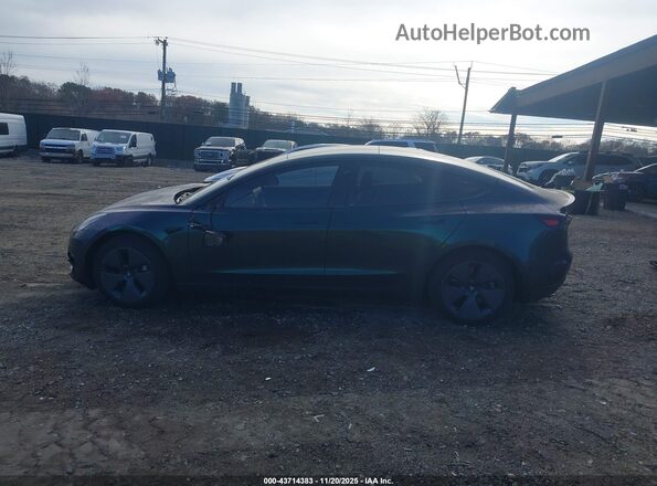 5YJ3E1EB6NF226910 2022 TESLA MODEL 3 Зеленый Панорамный вид салона 360°