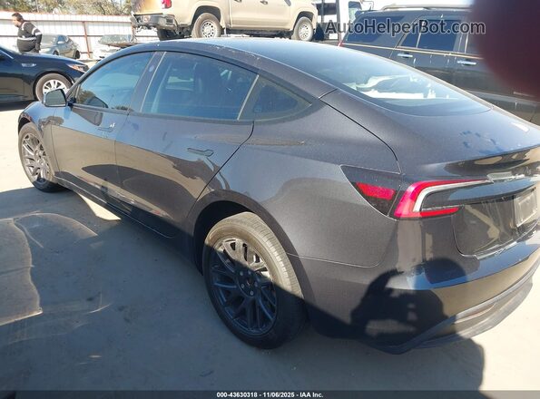 5YJ3E1EB6RF728869 2024 TESLA MODEL 3 Gray Trasero izquierdo