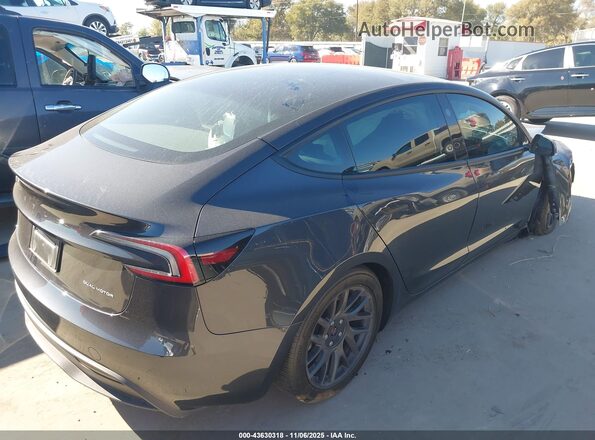5YJ3E1EB6RF728869 2024 TESLA MODEL 3 Gray Trasero derecho