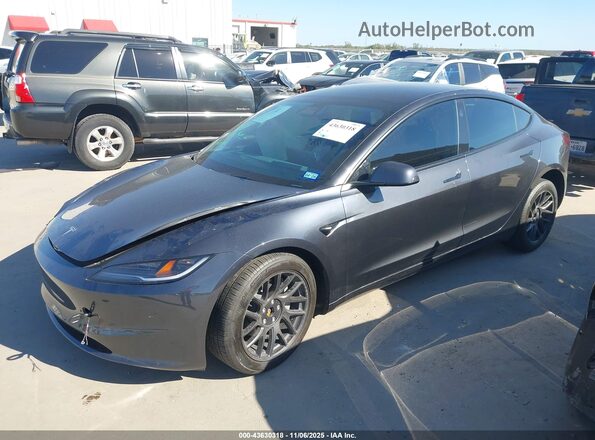 5YJ3E1EB6RF728869 2024 TESLA MODEL 3 Gray Vista tres cuartos delantera izquierda