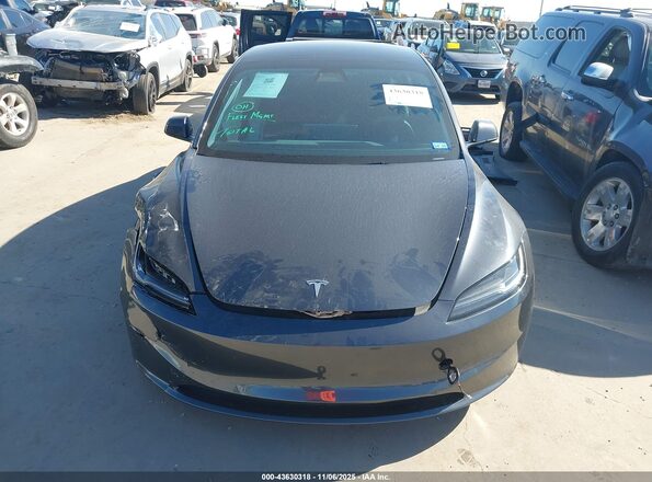5YJ3E1EB6RF728869 2024 TESLA MODEL 3 Gray Vista del cuadro de instrumentos