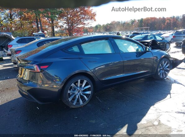5YJ3E1EB6SF928673 2025 TESLA MODEL 3 Серый Задняя правая четверть