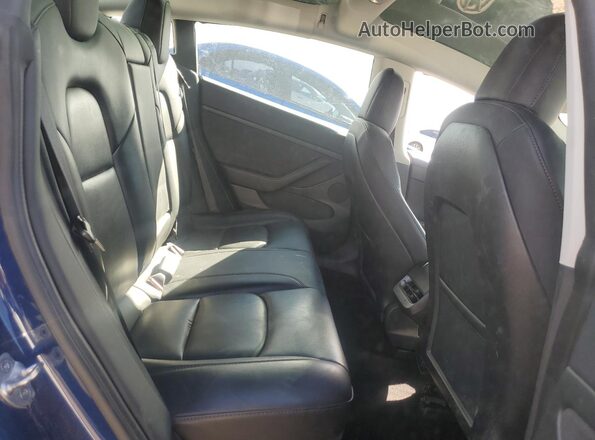 5YJ3E1EB7NF133457 2022 TESLA MODEL Green უკანა სავარძლების ხედი