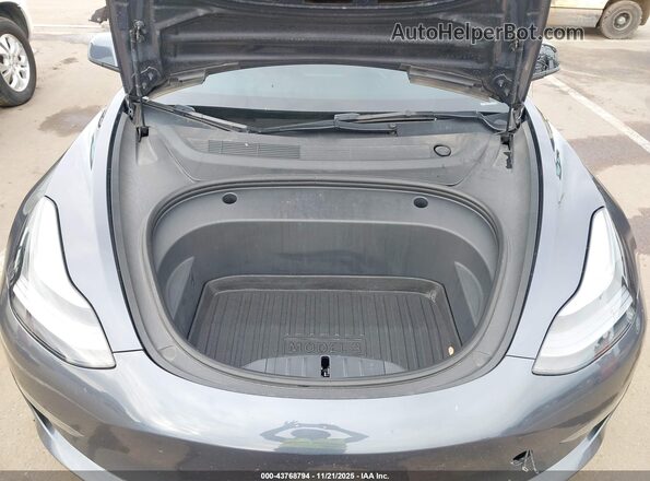 5YJ3E1EB7NF332363 2022 TESLA MODEL 3 Gray Вид ззаду