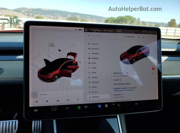 5YJ3E1EB8JF063199 2018 TESLA MODEL Red 