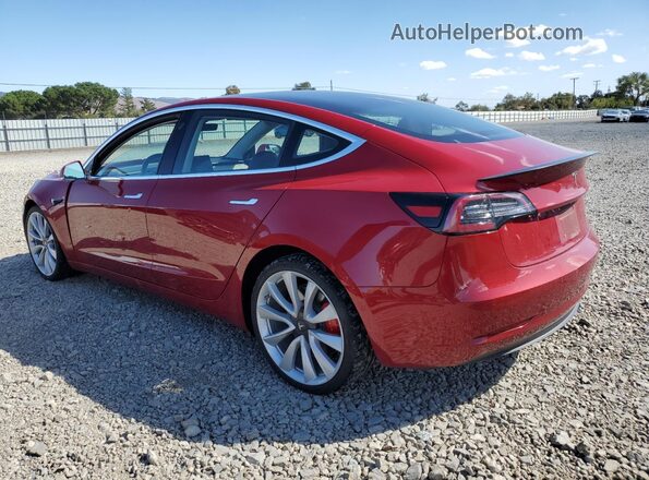 5YJ3E1EB8JF063199 2018 TESLA MODEL Red 