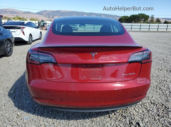 5YJ3E1EB8JF063199 2018 TESLA MODEL Red 