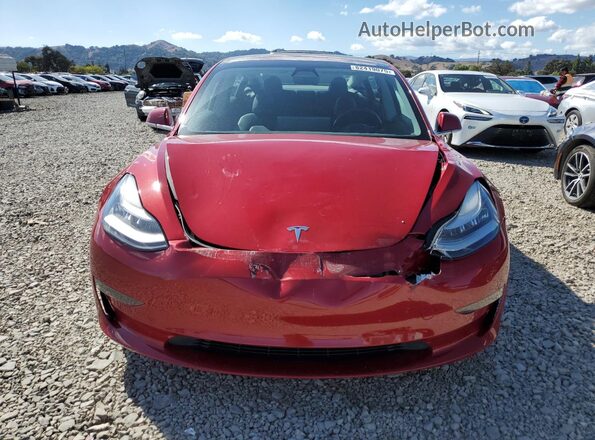 5YJ3E1EB8JF063199 2018 TESLA MODEL Red 