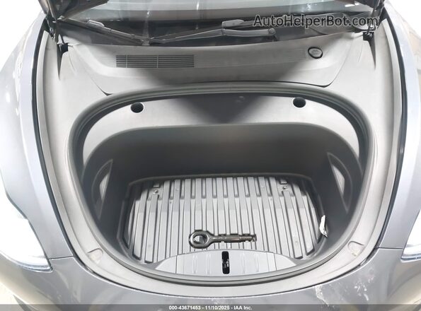 5YJ3E1EB8NF289538 2022 TESLA MODEL 3 Серый Вид сзади
