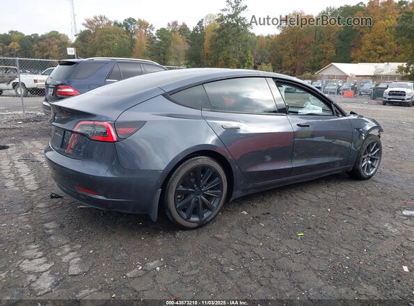 5YJ3E1EB8NF354677 2022 TESLA MODEL 3 Gray Trasero derecho
