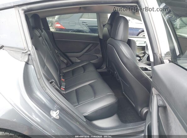 5YJ3E1EB8NF354677 2022 TESLA MODEL 3 Gray Vista de la etiqueta del VIN