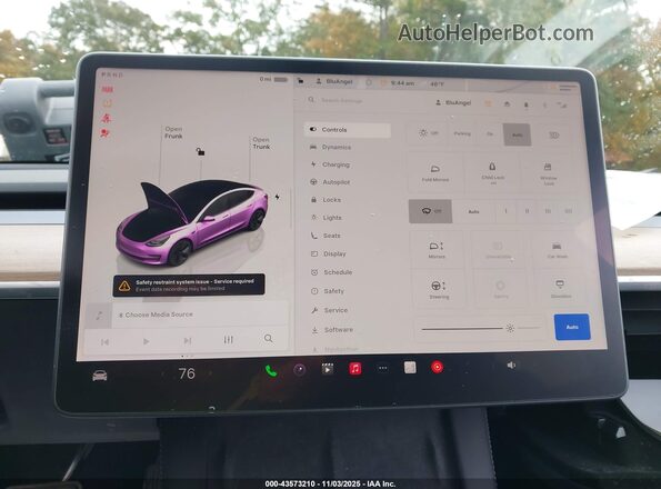 5YJ3E1EB8NF354677 2022 TESLA MODEL 3 Gray 