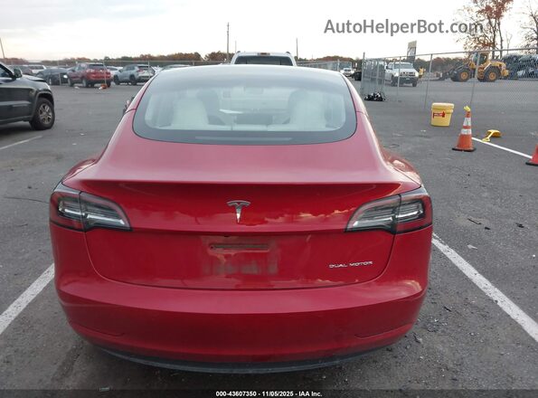 5YJ3E1EB9NF367308 2022 TESLA MODEL 3 Red 