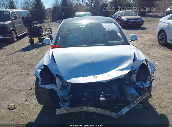 5YJ3E1EC8LF784229 2020 TESLA MODEL 3 White Vista interior trasera