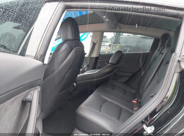 5YJ3E1ECXNF262138 2022 TESLA MODEL 3 Black Vista de la etiqueta del VIN