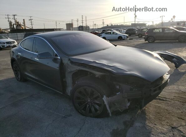 5YJSA1E22LF397111 2020 TESLA MODEL Серый Передняя правая четверть