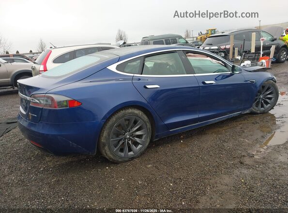 5YJSA1E26LF415416 2020 TESLA MODEL S Blue Tył prawy