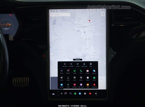 5YJSA1E2XMF424122 2021 TESLA MODEL S Белый 