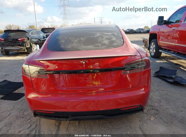 5YJSA1E53MF455903 2021 TESLA MODEL S Красный 