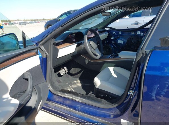 5YJSA1E53SF548496 2025 TESLA MODEL S Blue 