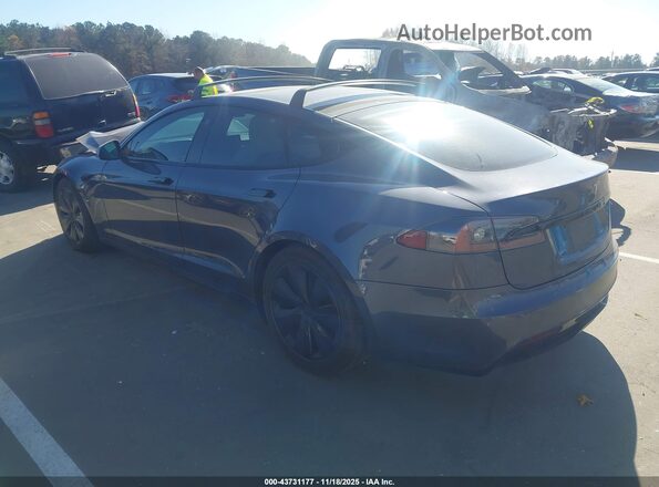 5YJSA1E58NF461844 2022 TESLA MODEL S Gray Tył lewy