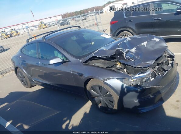 5YJSA1E58NF461844 2022 TESLA MODEL S Gray Widok wnętrza z tyłu