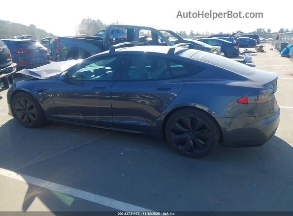 5YJSA1E58NF461844 2022 TESLA MODEL S Gray Widok wnętrza 360 stopni