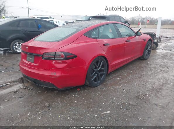 5YJSA1E59NF494027 2022 TESLA MODEL S Red 