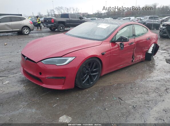 5YJSA1E59NF494027 2022 TESLA MODEL S Red 