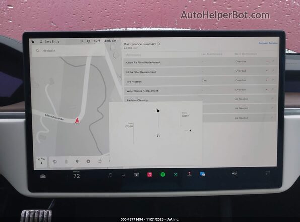 5YJSA1E59NF494027 2022 TESLA MODEL S Red 