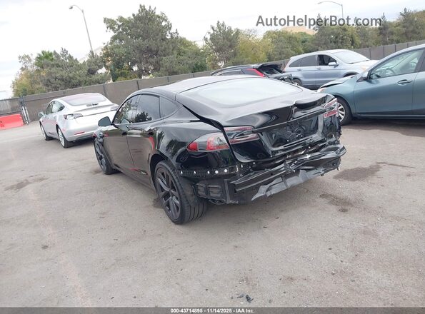 5YJSA1E5XNF463529 2022 TESLA MODEL S Black Tył lewy