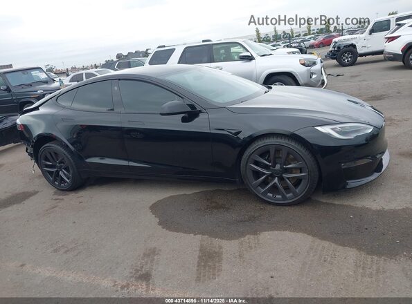 5YJSA1E5XNF463529 2022 TESLA MODEL S Black Widok wnętrza 360 stopni