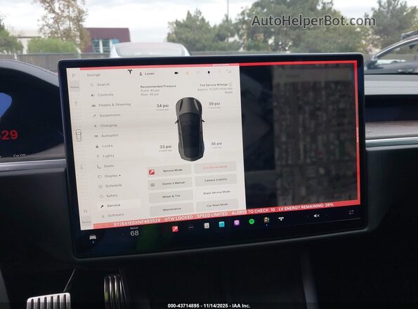 5YJSA1E5XNF463529 2022 TESLA MODEL S Black 