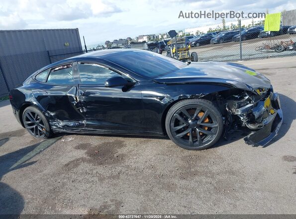 5YJSA1E5XPF516491 2023 TESLA MODEL S Black უკანა სალონის ხედი