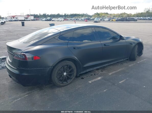 5YJSA1E63NF459928 2022 TESLA MODEL S Black Tył prawy