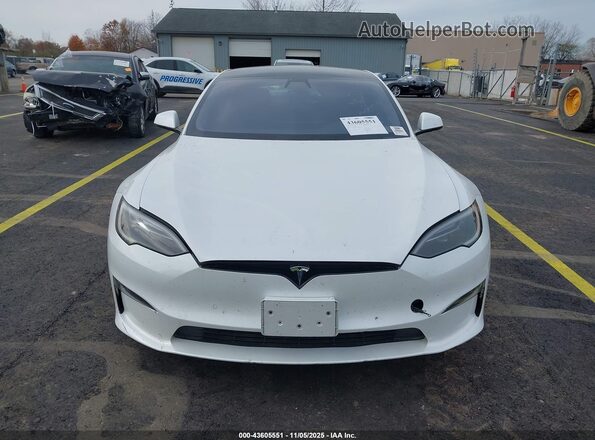 5YJSA1E68NF477048 2022 TESLA MODEL S White 