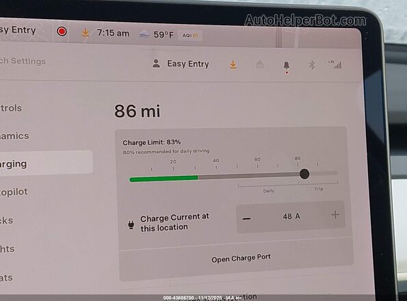 5YJYGAEE0MF144986 2021 TESLA MODEL Y White 