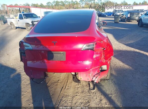 5YJYGDEE3MF299386 2021 TESLA MODEL Y Red Вид спереду