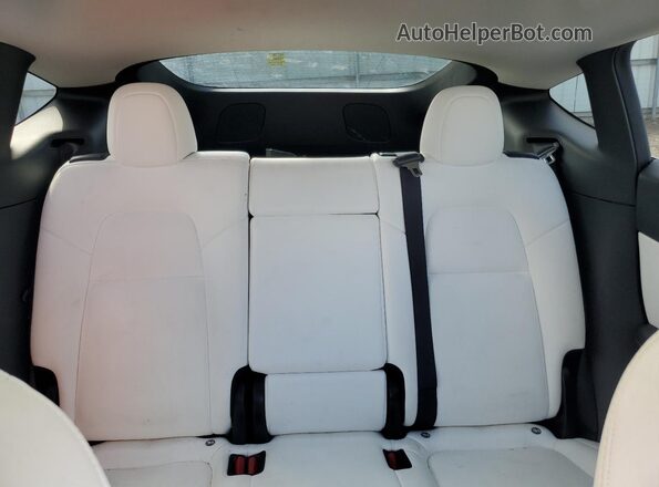 5YJYGDEE5LF049730 2020 TESLA MODEL Gray უკანა სავარძლების ხედი