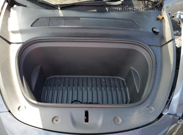 5YJYGDEE5LF049730 2020 TESLA MODEL Gray ძრავის განყოფილების ხედი