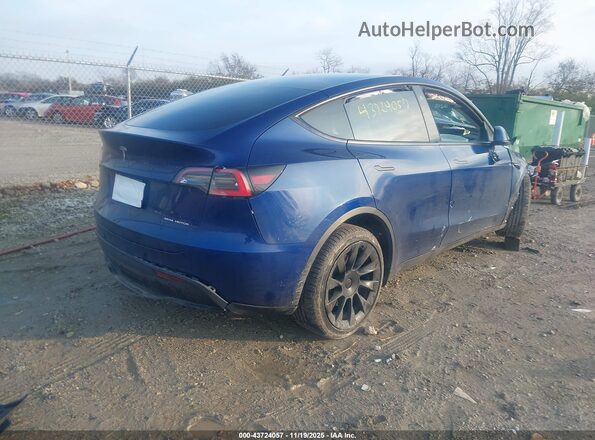 5YJYGDEE7MF122906 2021 TESLA MODEL Y Blue Rear right