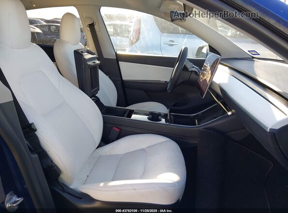 5YJYGDEE9MF089827 2021 TESLA MODEL Y Blue წინა სალონის ხედი