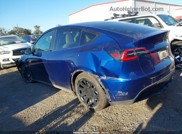 5YJYGDEE9MF089827 2021 TESLA MODEL Y Blue უკანა მარცხენა