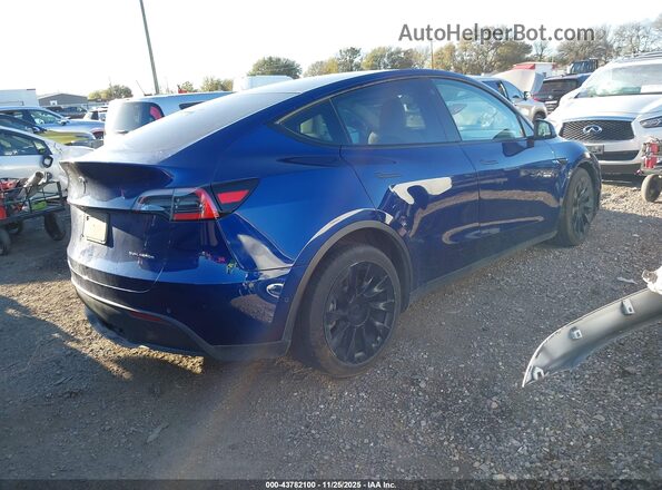 5YJYGDEE9MF089827 2021 TESLA MODEL Y Blue უკანა მარჯვენა